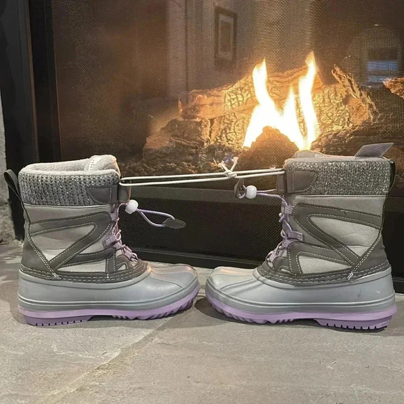 Khombu AVA Waterproof Thermolite snow boots Faux fur lined padded insole Durable - Picture 12 of 13